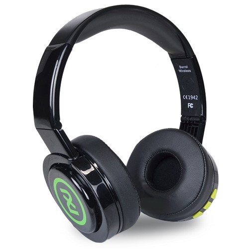 Skullcandy 2XL Barrel Bluetooth Wireless Over-Ear Headphones w/Built-in Remote/Mic (Black/Green) - B
