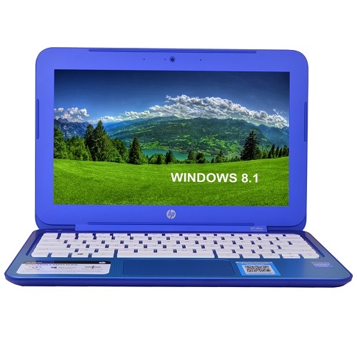 HP Stream 11-d010wm Celeron N2840 Dual-Core 2.16GHz 2GB 32GB SSD 11.6" WLED Notebook W8.1 w/Webcam & BT (Blue)
