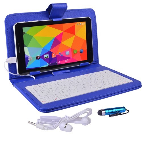 Maxwest Nitro Phablet 71 Dual-Core 1.2GHz 512MB 8GB 7" Touchscreen Unlocked 4G Dual-SIM Phone/Tablet Android 4.4 (Blue)