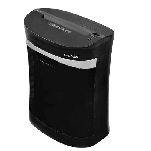 GearHead PS1000CXB Home/Office 10-Sheet Cross-Cut Shredder w/CD/DVD Slot (Black)