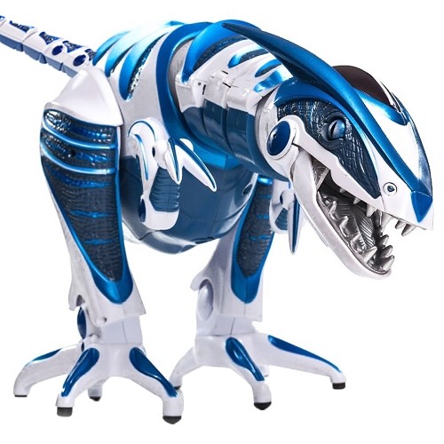 WowWee Roboraptor Blue Robot Dinosaur  - Control via Remote Control or Bluetooth Smart-Ready Devices