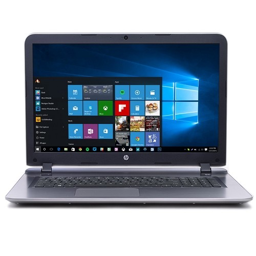 HP Pavilion 17-g121wm Fusion Quad-Core A10-8700P 1.80GHz 8GB 1TB DVD±RW 17.3" LED Notebook W10H w/Webcam (Silver) - B