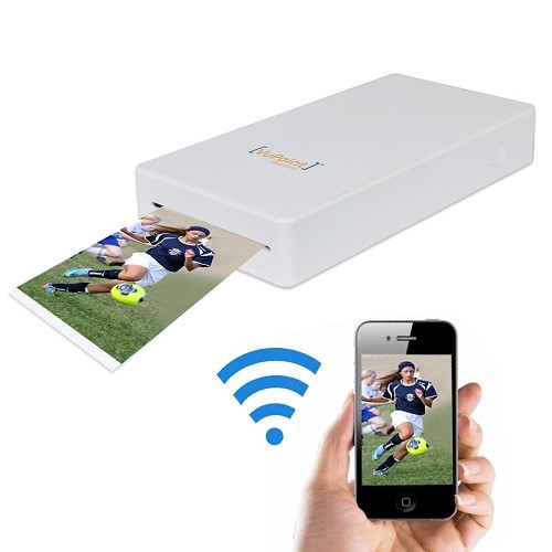 VuPoint Photo Cube mini Wireless Smart Color Photo Printer Kit w/4 x 2-Pack Wallet Size All-in-One Photo & Ink Cartridge