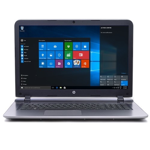 HP Pavilion 17-g153us Core i3-5020U Dual-Core 2.2GHz 8GB 1TB DVD±RW 17.3" WLED Notebook W10H w/Cam & BT (Silver) - B