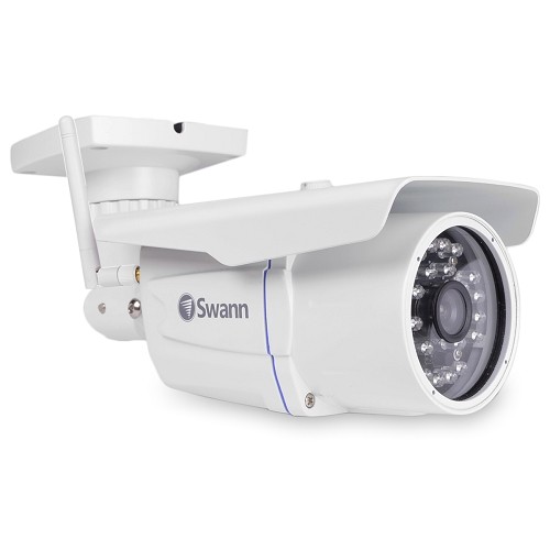 Swann ADS-460 SwannEye 720p HD Indoor & Outdoor Wi-Fi All Weather Camera w/32' Night Vision & 8GB microSD Card (White)
