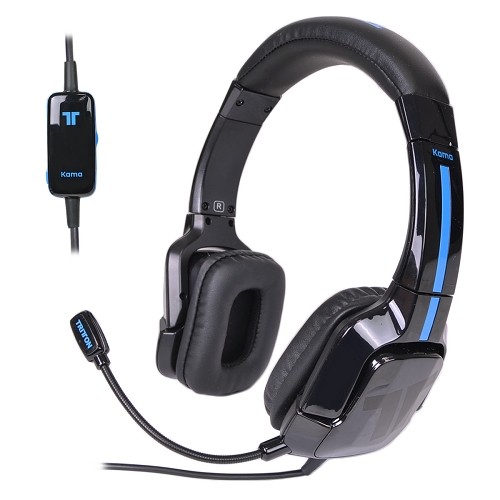 Mad Catz Tritton Kama Stereo Gaming Headset for PlayStation 4 & Mobile Devices w/Boom Microphone & 3.5mm Plug (Black)