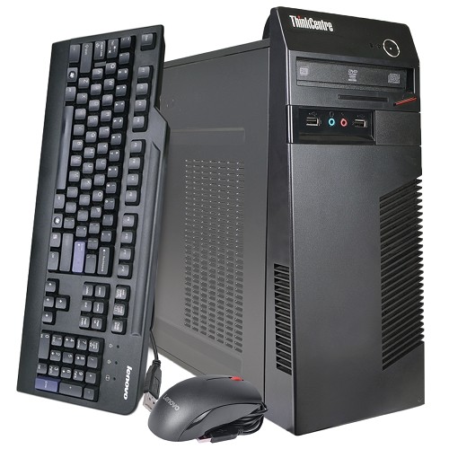 Lenovo ThinkCentre M72e Core i3-3220 Dual-Core 3.3GHz 4GB 500GB DVD±RW No OS Desktop PC (Black) - B