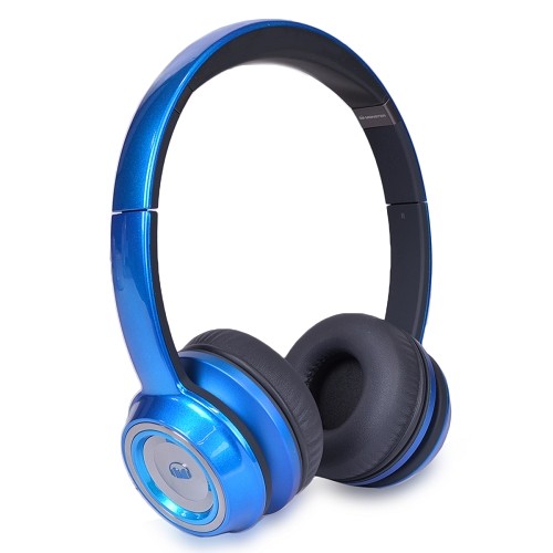 Monster 128521-00 N-Tune On-Ear Headphones w/Detachable Inline Remote/Mic 3.5mm Cable & Carrying Bag (Candy Blue)
