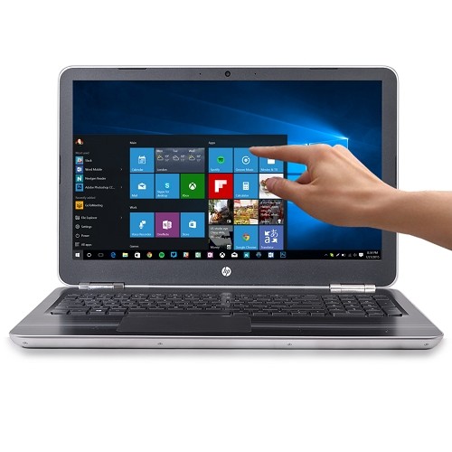 HP Pavilion 15-aw053nr Touchscreen Fusion Quad-Core A12-9700P 2.5GHz 8GB 1TB DVD±RW 15.6" WLED Notebook W10H w/Cam - B