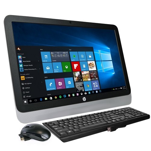 HP 22-3110 21.5" 1080p Fusion Dual-Core E1-6015 1.4GHz All-in-One PC - 4GB 1TB DVD±RW/W10H/Cam/WiFi