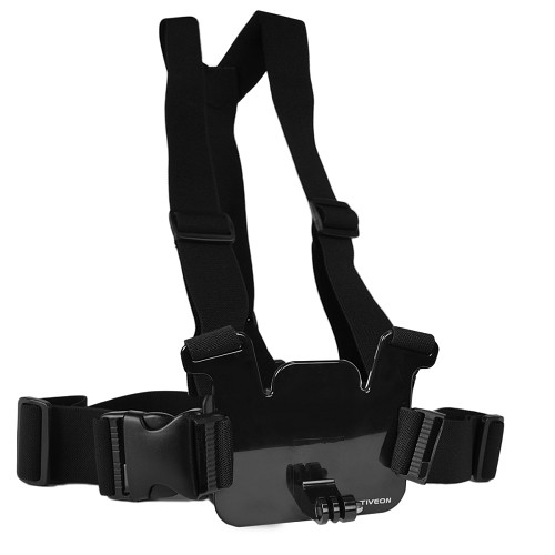 ACTIVEON AM01A Chest Strap for Activeon Action Camera w/Bag (Black)