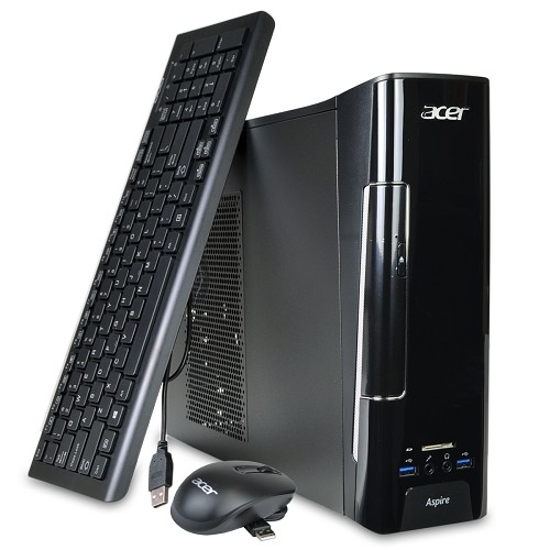 Acer Aspire XC Core i5-6400 Quad-Core 2.7GHz 8GB 2TB DVD±RW W10H Desktop PC w/Dual HDMI & Wi-Fi - B