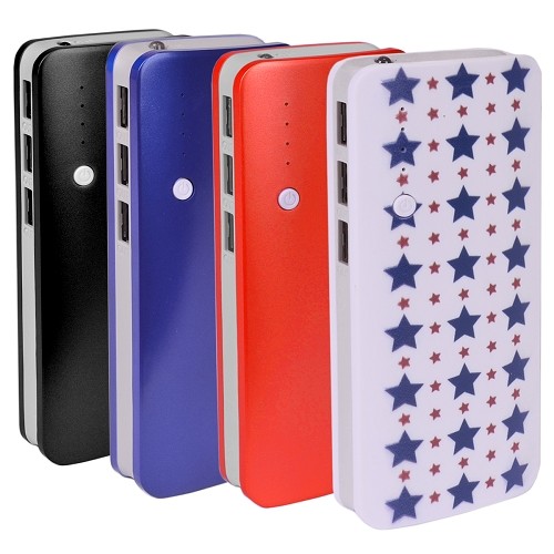 (4-Pack) PowerNow 7200mAh Power Bank w/3 USB Ports