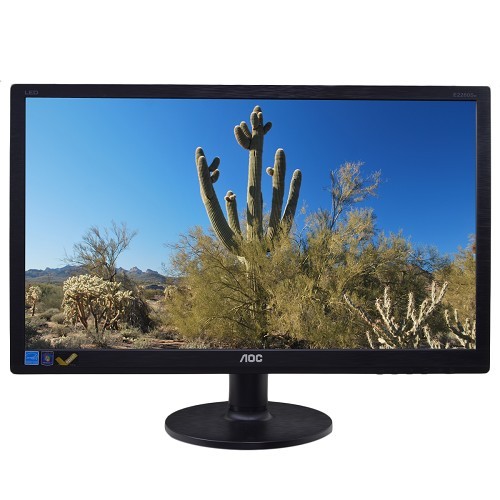 22" AOC e2260Swdn DVI 1080p Widescreen Slim LED LCD Monitor w/HDCP Support (Black)