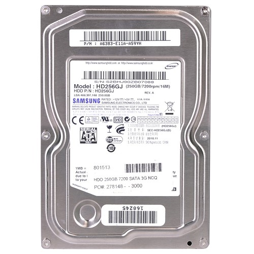 Samsung SpinPoint F4 HD256GJ 250GB SATA/300 7200RPM 16MB Hard Drive