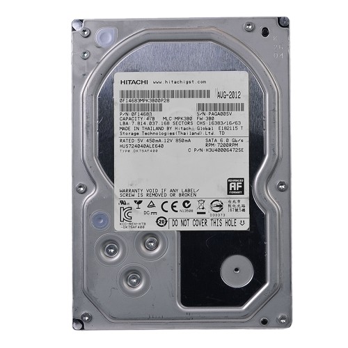 Hitachi Ultrastar 7K4000 4 Terabyte (4TB) SATA/600 7200RPM 64MB Hard Drive