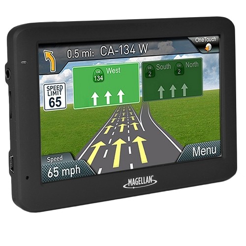 Magellan RoadMate 5520-LM 5.0" Touchscreen Portable GPS System w/North American Maps & Free Lifetime Map Updates
