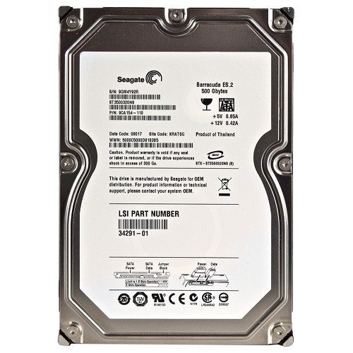 Seagate Barracuda Enterprise ES.2 500GB SATA/300 7200RPM 32MB Hard Drive