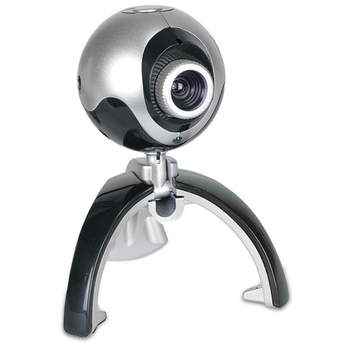 GearHead WC735I 1.3MP (Interpolated) USB 2.0 Webcam Pro w/Built-in Microphone (Silver/Black)