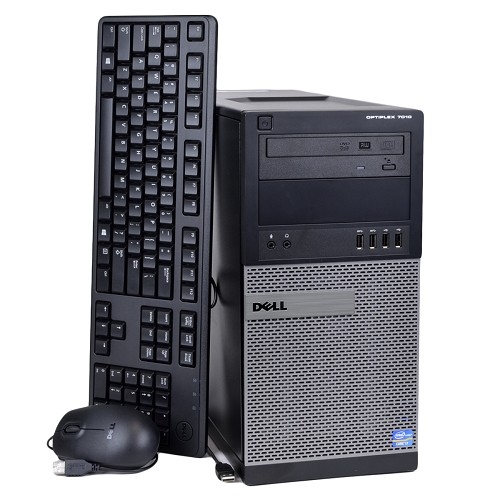 Dell OptiPlex 7010 Core i5-3570 Quad-Core 3.4GHz 4GB 250GB DVD±RW W7P Mini-Tower w/Dual DisplayPort - B