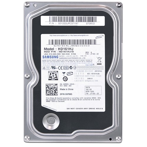 Samsung SpinPoint S166 HD161HJ 160GB SATA/300 7200RPM 8MB Hard Drive