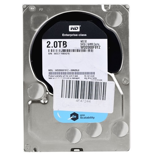 Western Digital SE Enterprise 2 Terabyte (2TB) SATA/600 7200RPM 64MB Hard Drive