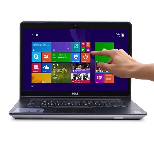 Dell I5448-7000SLV Touchscreen Core i5-5200U Dual-Core 2.2GHz 8GB 1TB 14" LED Laptop W8.1 w/Webcam (Silver)