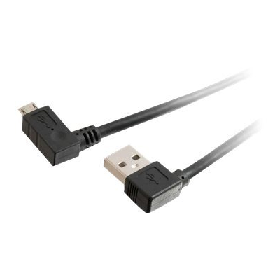 C2G USB 2.0 A Right Angle to Micro-USB B Right Angle Cable