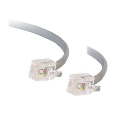 C2G RJ11 6P4C Straight Modular Cable