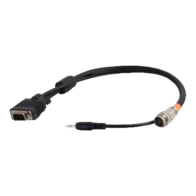 C2G RapidRun VGA (HD15) + 3.5mm Flying Lead